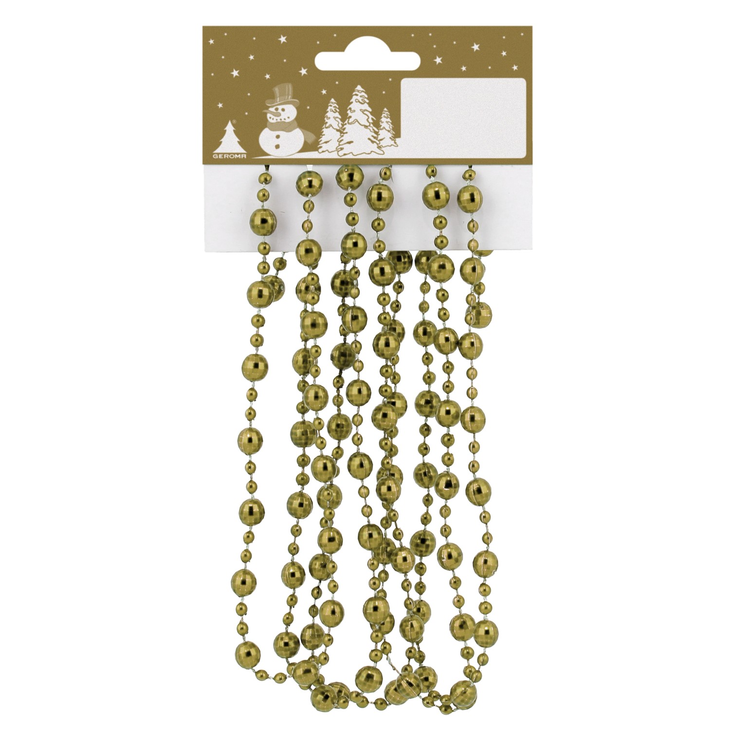 Fazetový kuličkový řetěz 180 cm