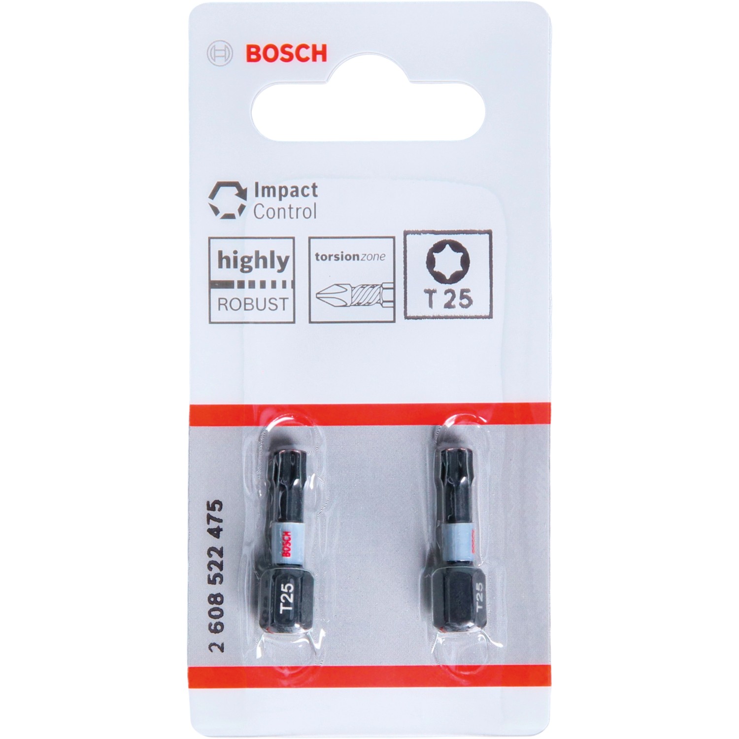 Bosch Šroubovací bit PRO Impact T25, 25 mm, 2 ks