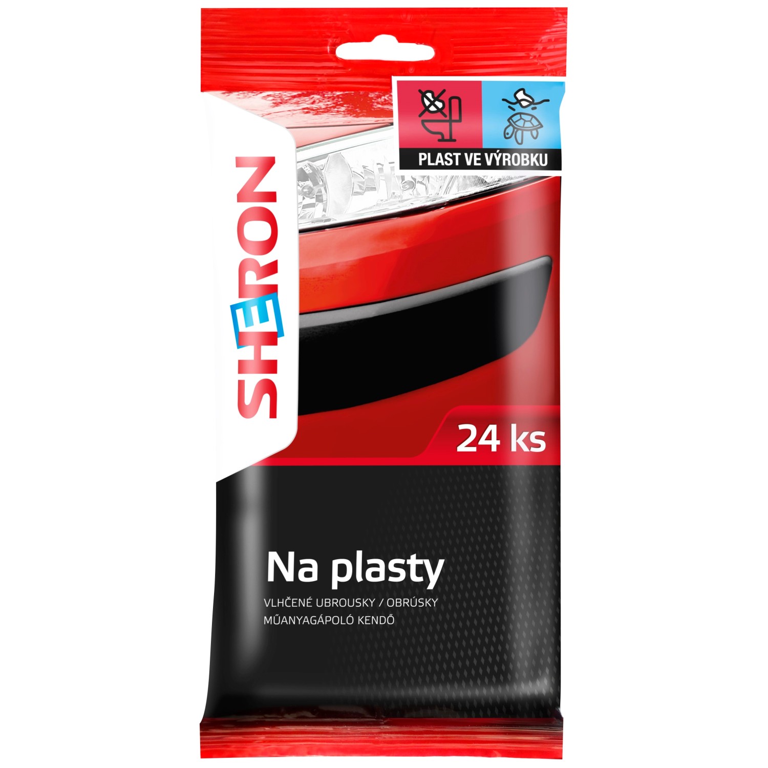 SHERON Ubrousky na venkovní plasty, 24 ks