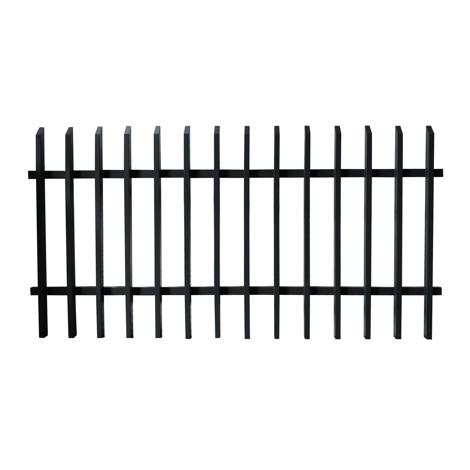 Floraworld Dekorativní hliníkový plot Porto antracit 200 x 100 cm