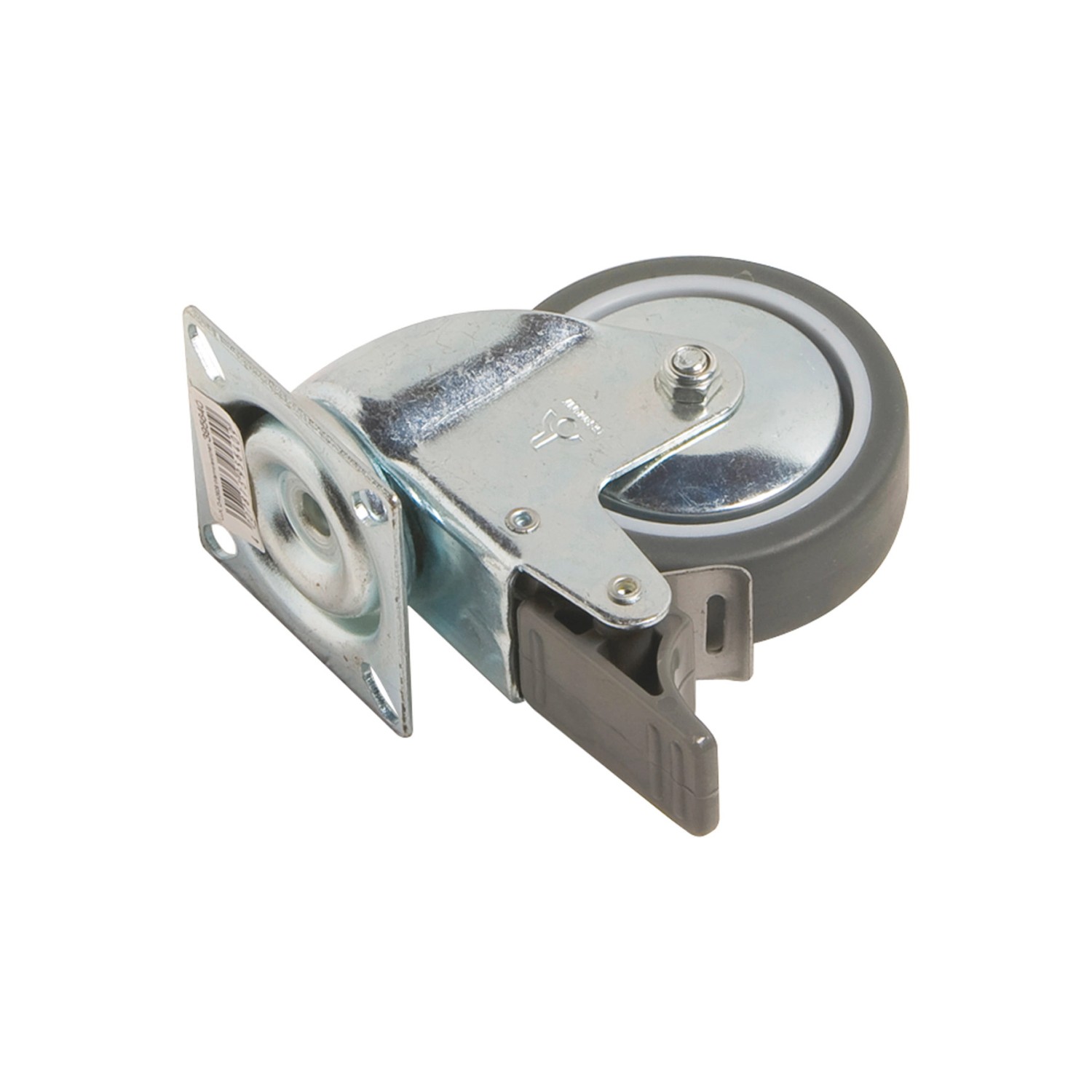 OBI Otočné kolečko s destičkou a brzdou a kluzným ložiskem průměr 75 mm 50 kg