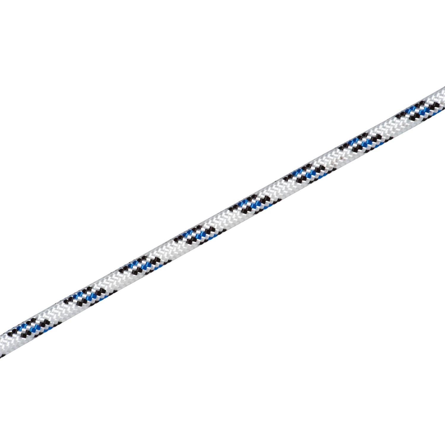 LUX Polypropylenové lano pletené bílo-modro-černé, pr. 12 mm - metráž