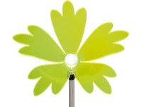 OBI LED solární svítidlo s trnem Martelli květina žlutá