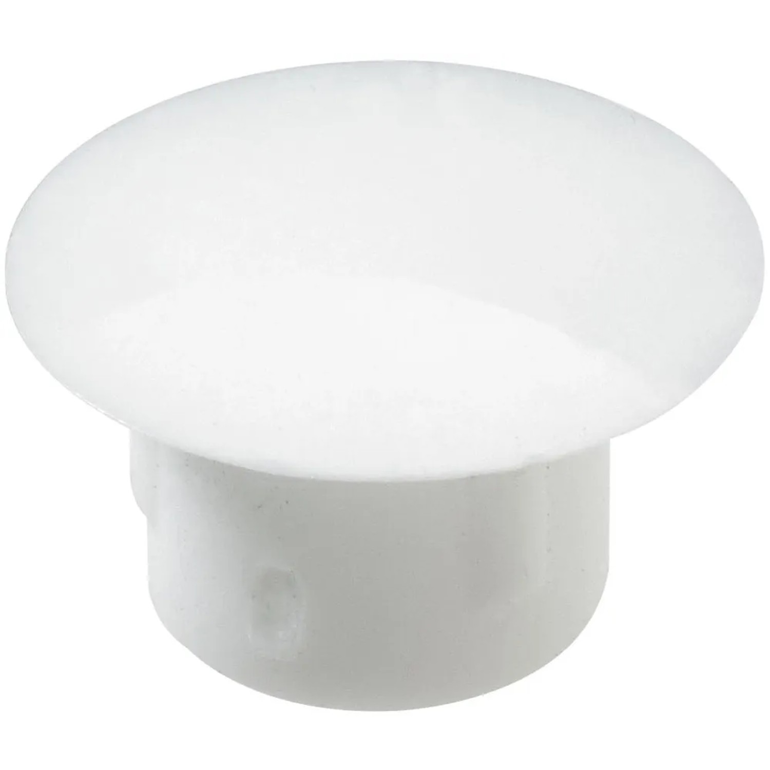 Hettich Krytka zatlačovací, plast, bílá, 20 ks, pr. 8/13 mm