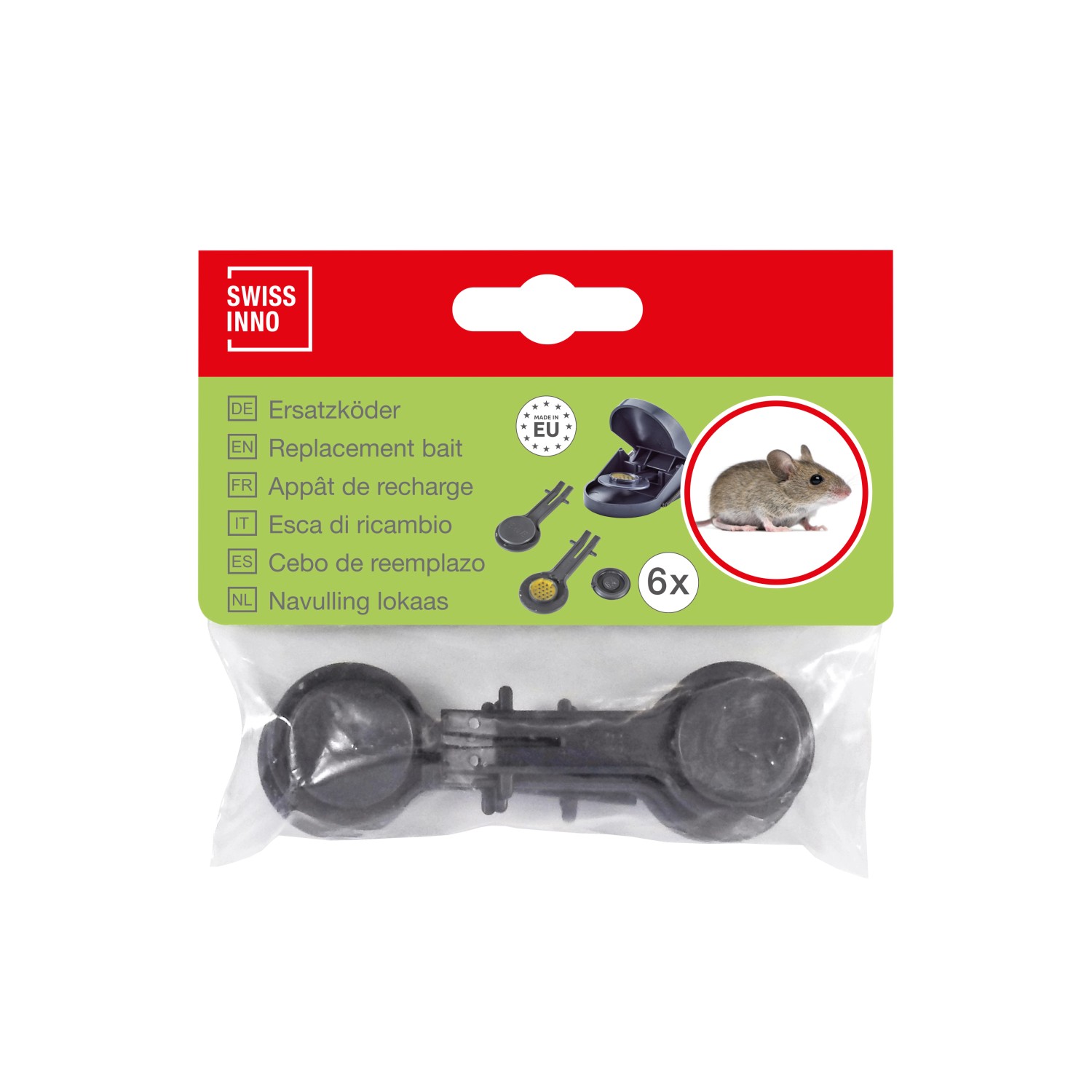 Swissinno SuperCat Návnada do pasti na myši, 6 ks