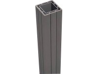 Ocelový sloupek pro WPC plot šedá