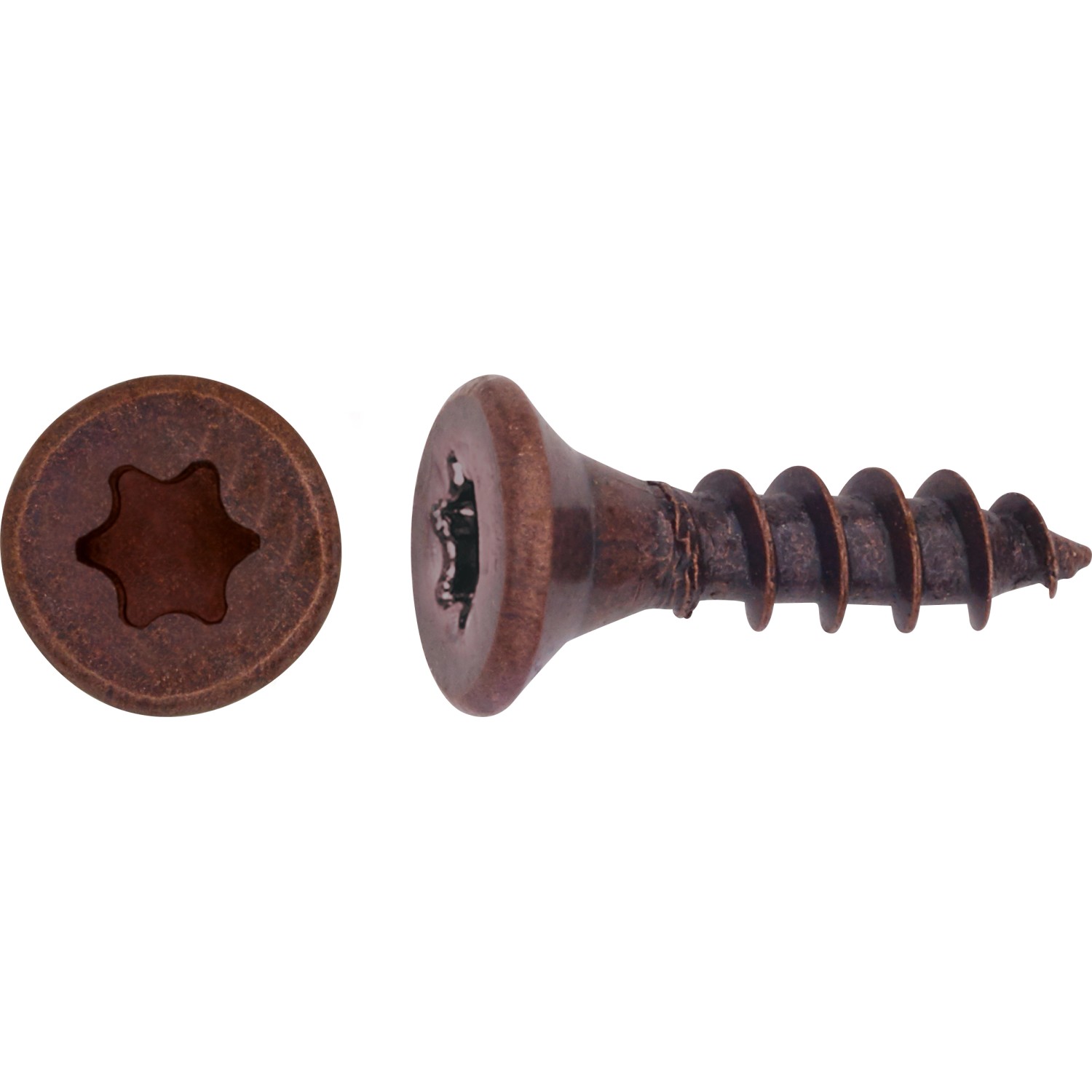 Uni vrut se zápustnou hlavou TX10 plný závit brynýrovaný 3x20 mm, 25 ks