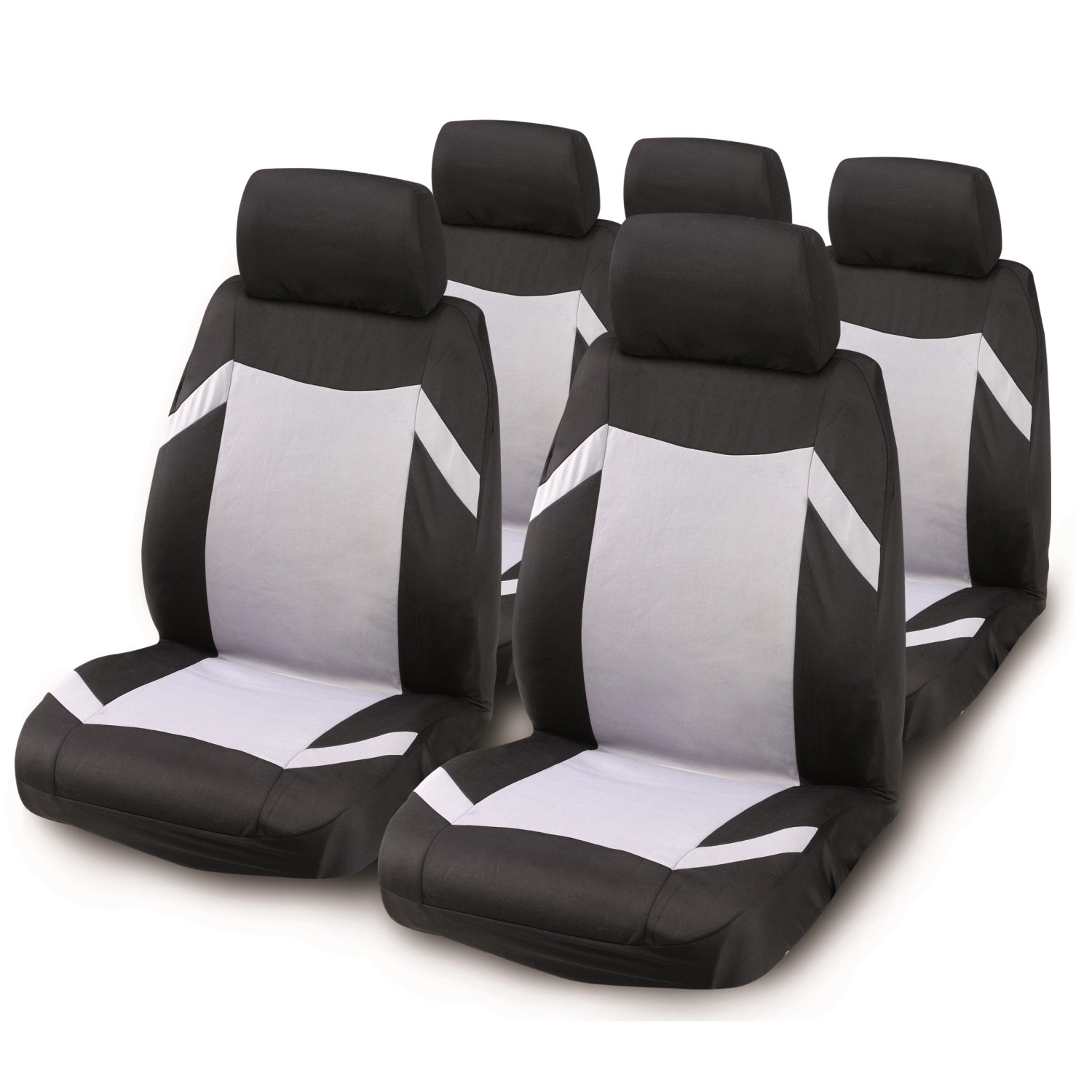 Potahy 9ks Keen Černo-Šedé