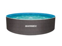 MARIMEX Bazén Orlando se vzorem ratanu, pr. 3,66 m x výška 1,22 m