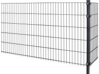 Floraworld Drátěný plotový panel, dvojitý 8/6/8, antracitová, 83 x 251 cm Floraworld Drátěný plotový panel, dvojitý 8/6/8, antracitová, 83 x 251 cm