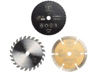 LUX-TOOLS Sada kotoučů do mini pily 89 mm 3dílná LUX-TOOLS Sada kotoučů do mini pily 89 mm 3dílná