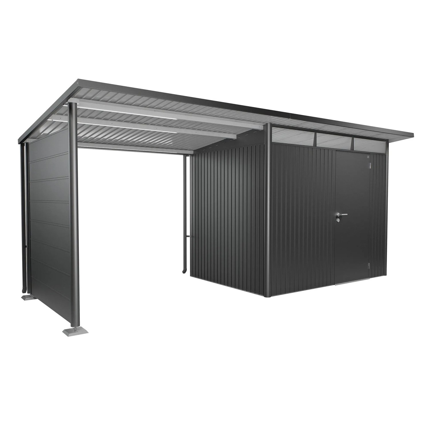 Biohort Boční stěna pro boční stříšku k domku AvantGarde/ECO A2, A6, tmavě šedá