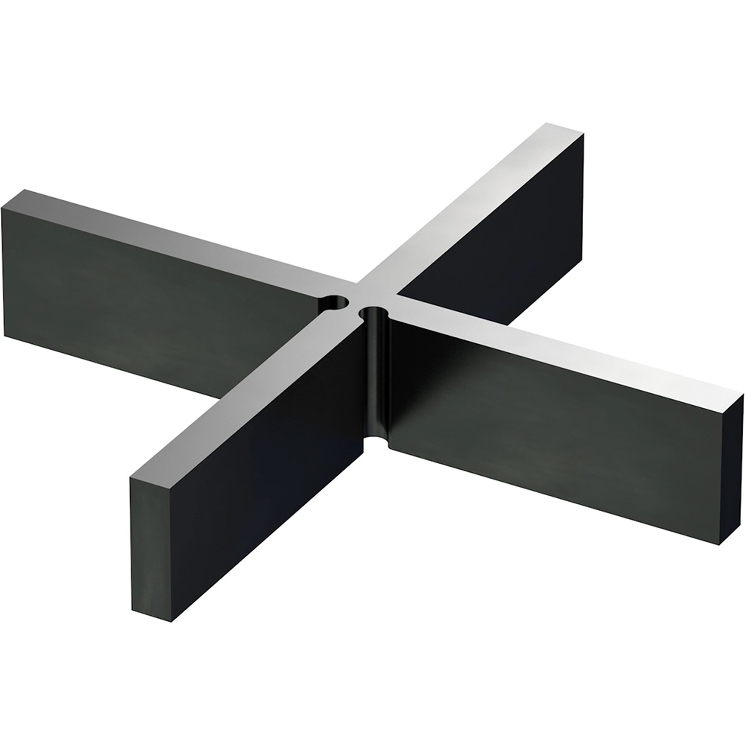 GS Terrassen Distanční křížky černé, 10 x 55 x 55 mm, pro spáry 3 mm, 50 ks