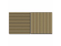 Denpanels Akustický panel WOOD Dub černá MDF černá plsť 60 x 60 x 2 cm, 2 ks