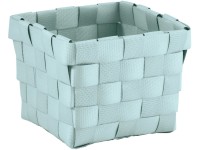 Úložný košík z PP výpletu pastelově zelený 10 cm x 10 cm x 75 cm