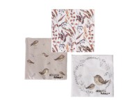 Boltze Papírové ubrousky Wrennie různé druhy 20 ks