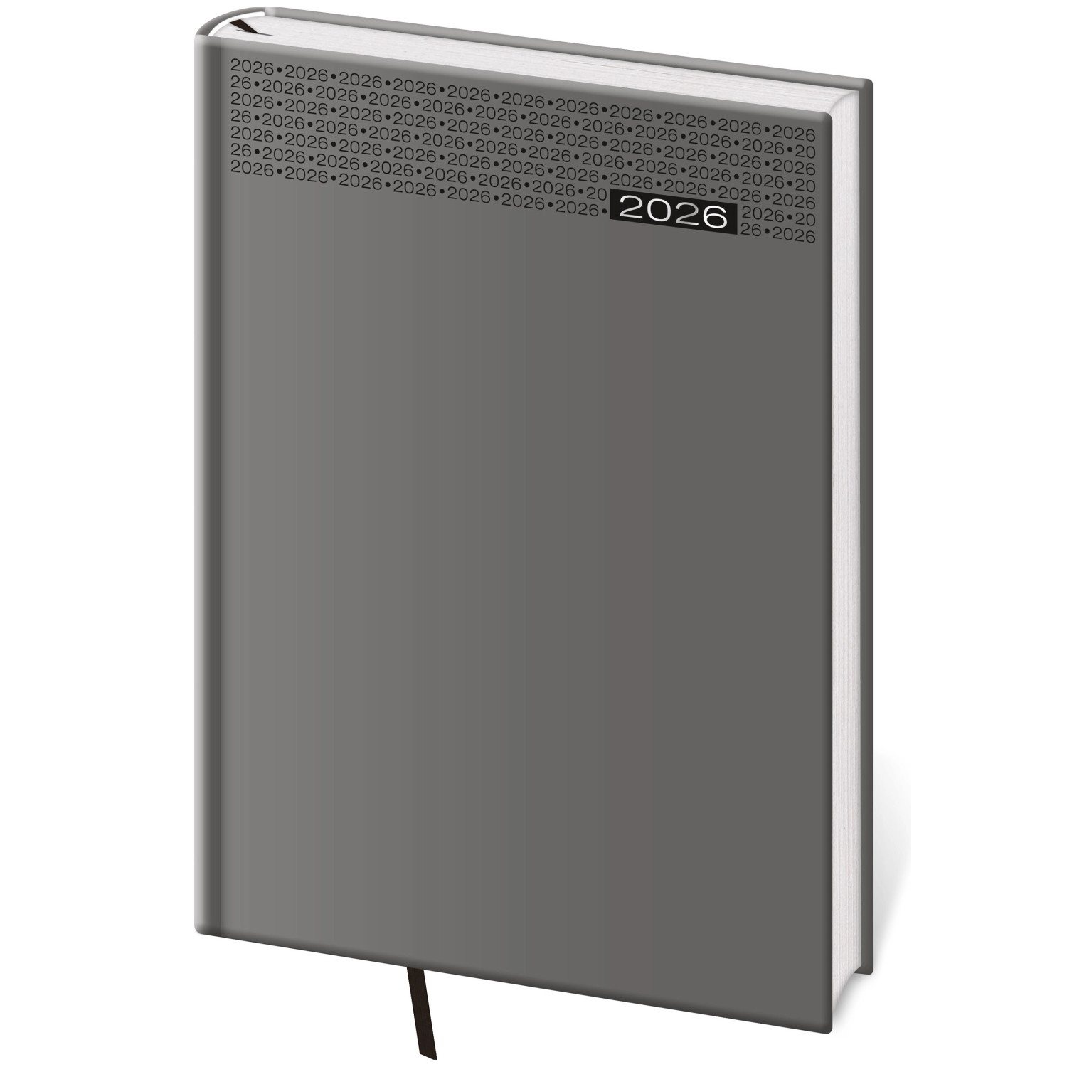 Helma 365 Diář týdenní A5 Gommato 2026, šedá