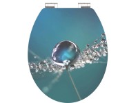 Eisl WC sedátko Water Drop dřevěné jádro s automatickým sklápěním Eisl WC sedátko Water Drop dřevěné jádro s automatickým sklápěním