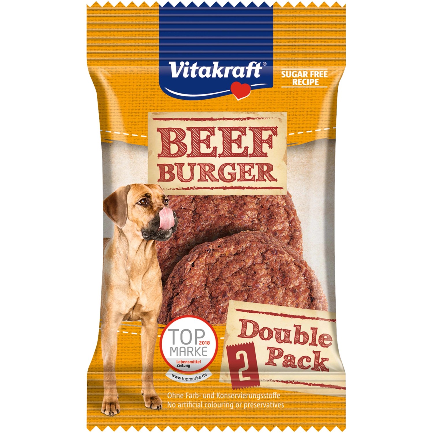 Vitakraft Pochoutka pro psy Beef Burger, 2 ks