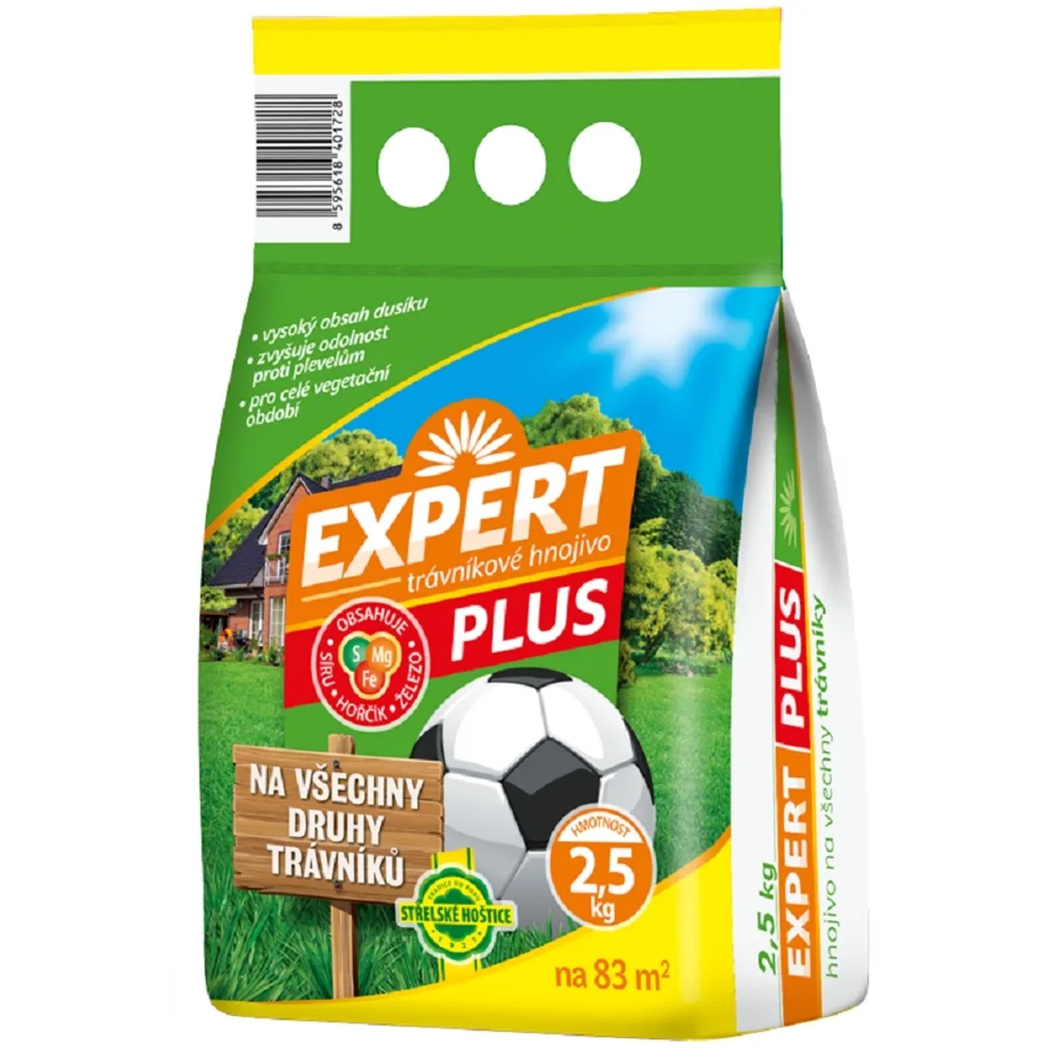 Expert Plus - Na všechny druhy trávníků 2.5 kg