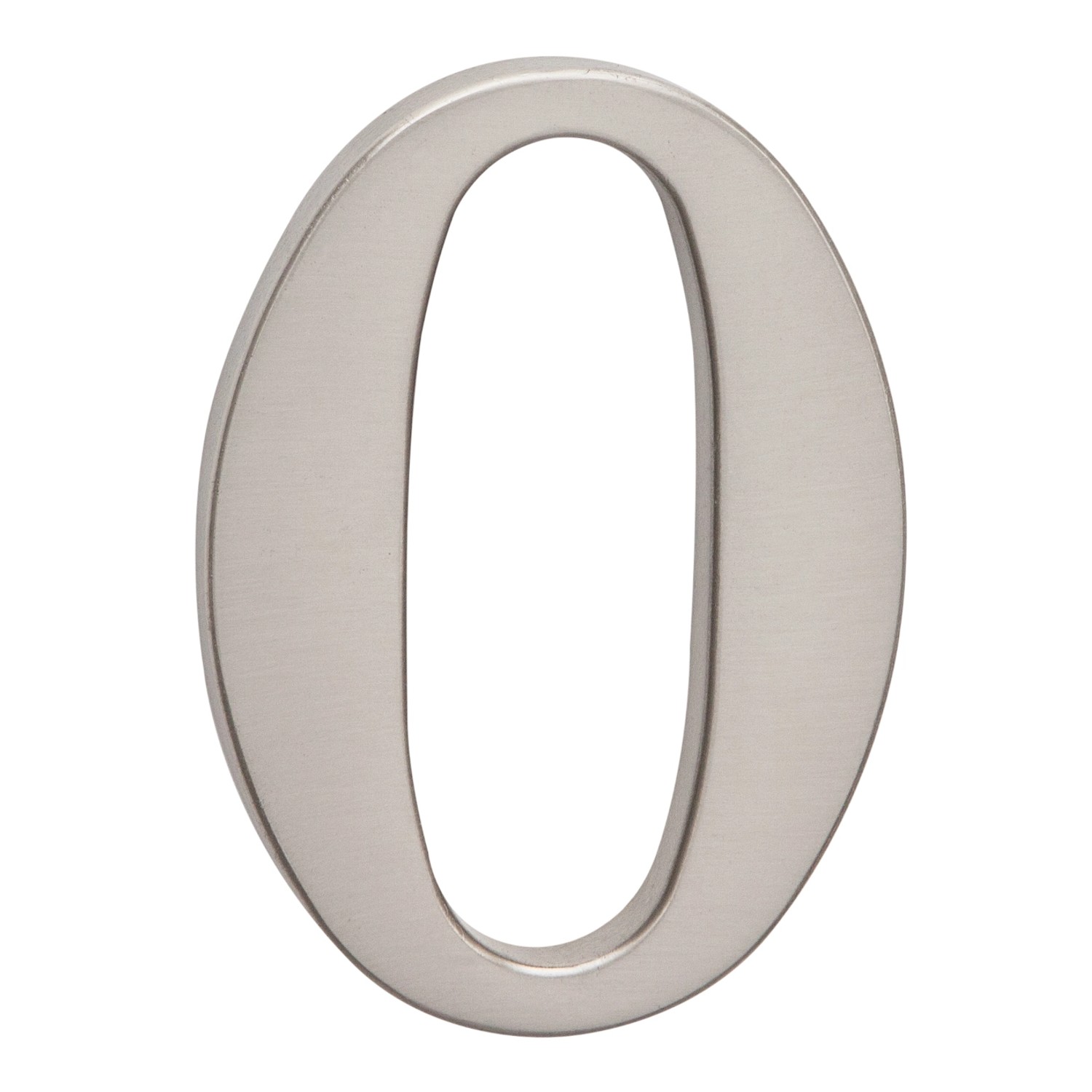 Cislo 3D nikl matny 0