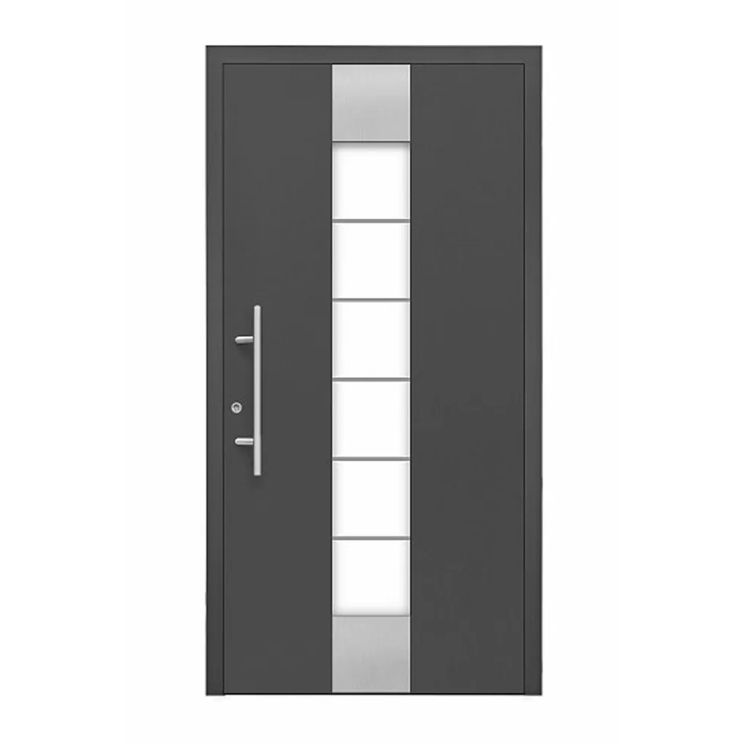 Splendoor Hliníkové vchodové dveře Moderno M310/B, antracitová metalíza, 110 L