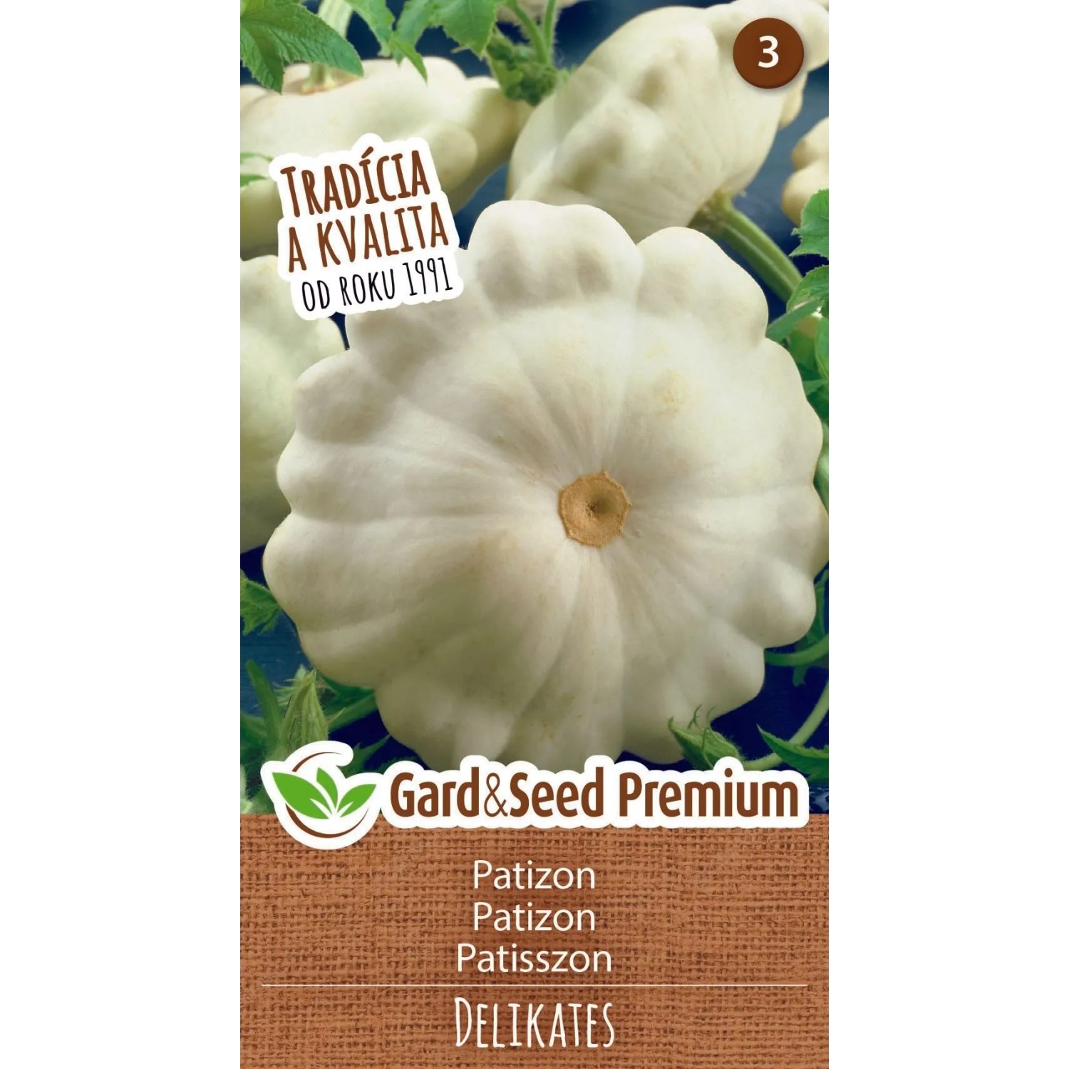 GardenSeed Premium Semínka Patizon Delikates