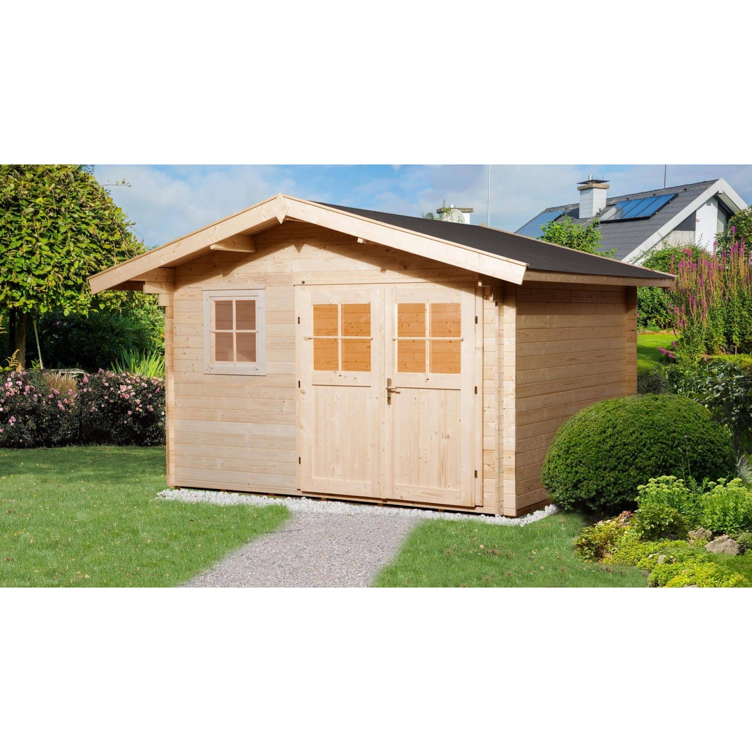 Weka Dřevěný zahradní domek 109 vel. 1, přírodní, 340 x 250 cm