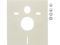 Protihluková montážní deska pro závěsné WC a bidet, 38 x 42 cm