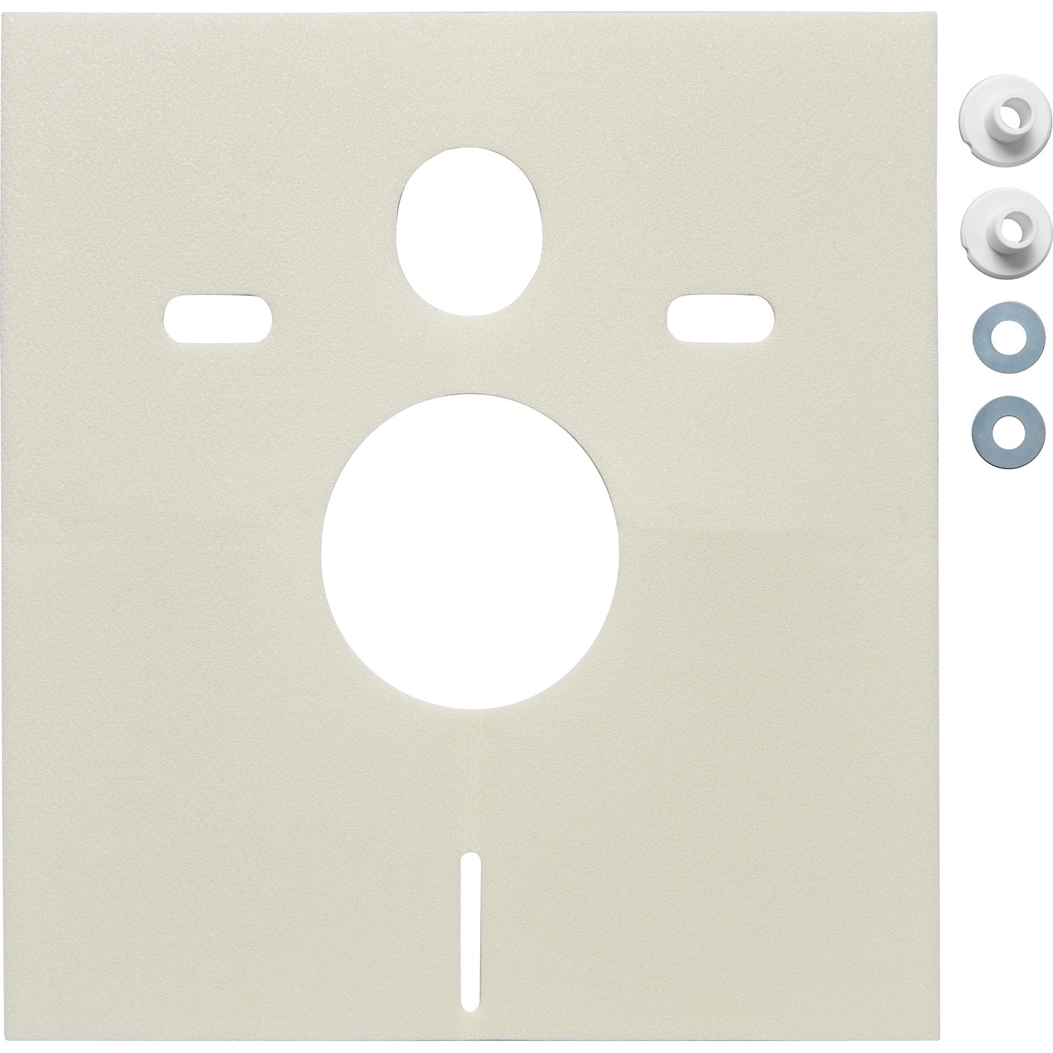 Protihluková montážní deska pro závěsné WC a bidet, 38 x 42 cm