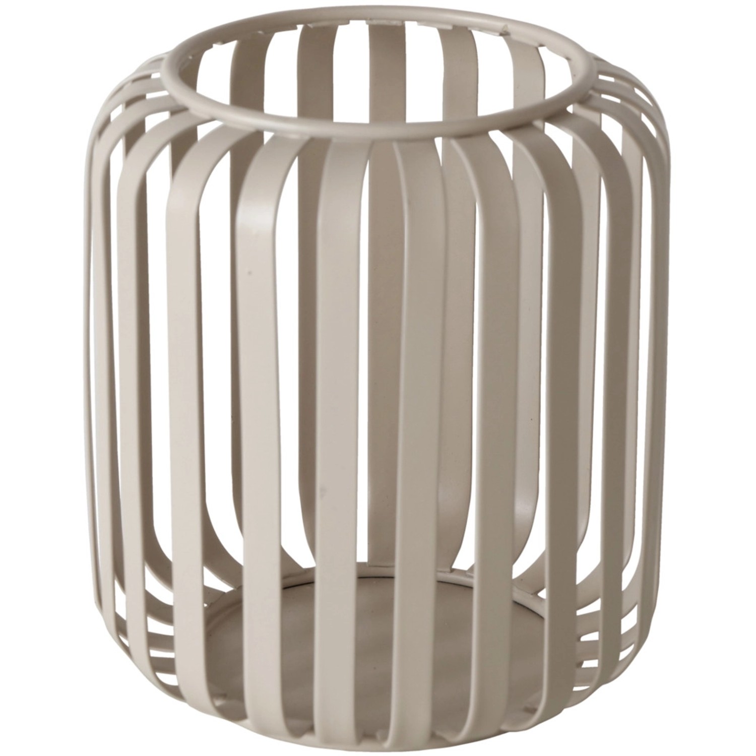 Boltze Svícen Viki béžový pr. 10 x 12 cm