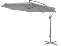 Gartenfreude Závěsný slunečník, šedá, pr. 300 cm