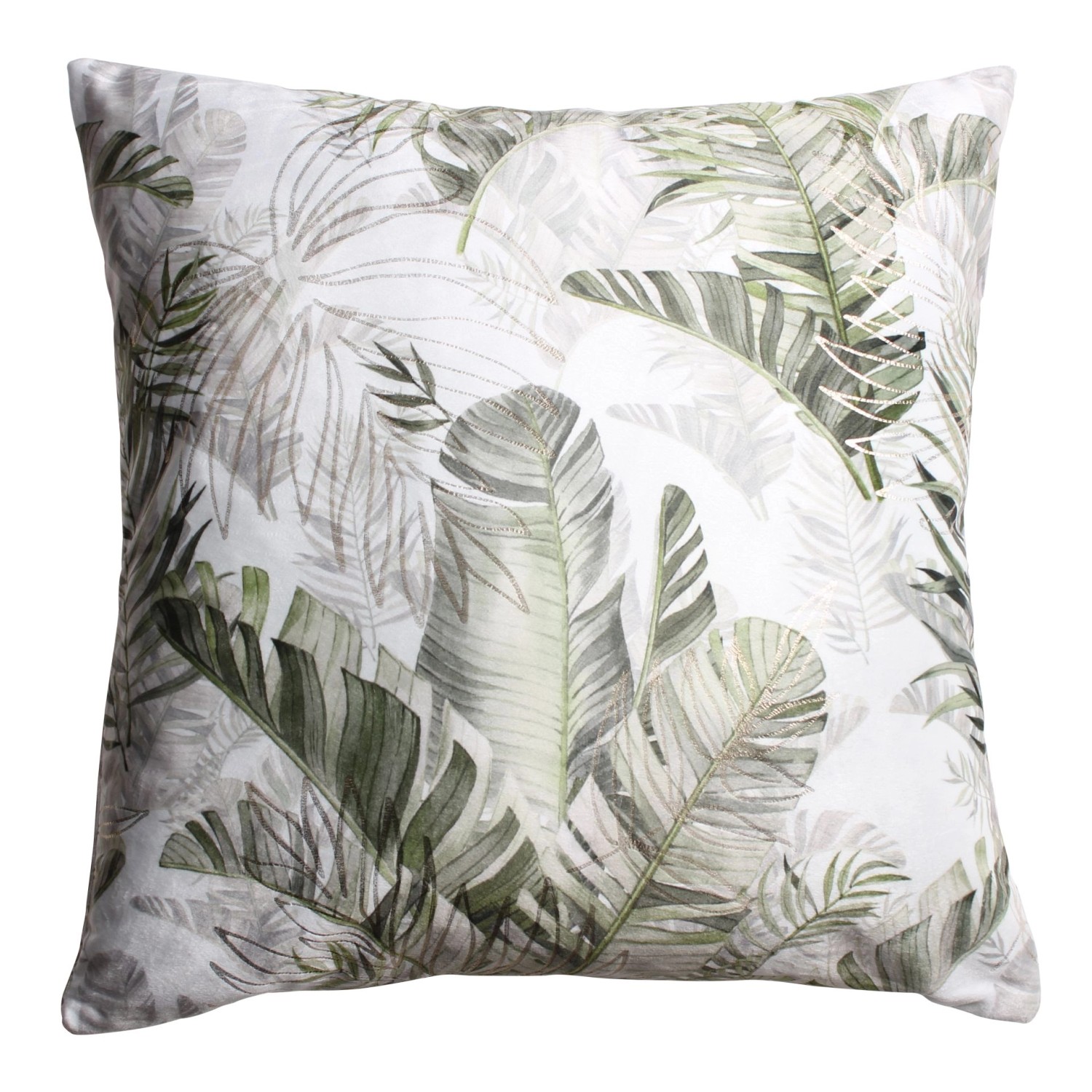 SPLENDID Polštář dekorativní SAMUI olivově zlatý 45 x 45 cm