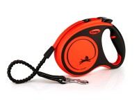 Flexi Páskové samonavíjecí vodítko Xtreme, vel. M, 35 kg, oranžová, 5 m