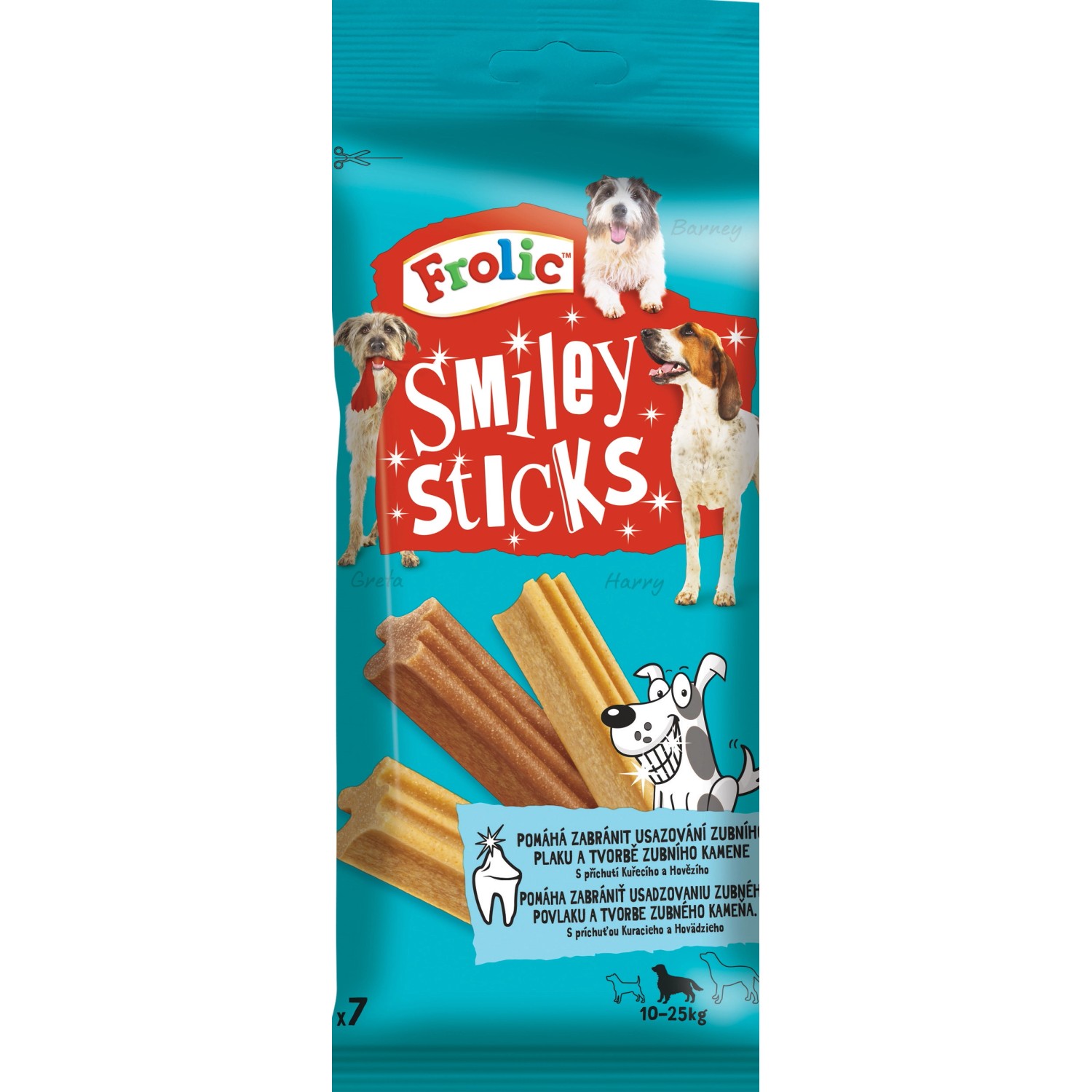 Frolic Pamlsek pro psy Smiley Sticks 175 g