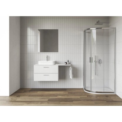 RAVAK Sprchový kout Blix II NBLCP4, lesklý chrom + transparent, 90 x 90 x 195 cm