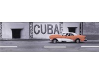Kristall-Form Zrcadlo s potiskem Streets of Cuba, 140 x 50 cm