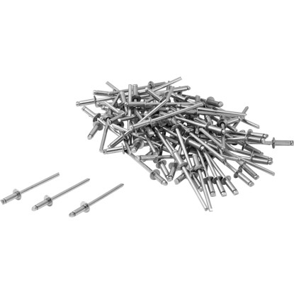 LUX-TOOLS Trhací nýt z nerezové oceli Comfort, 100 ks, 4 x 8 mm