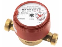 Geos AGT Bytový vodoměr na teplou vodu 8-místný 90 °C