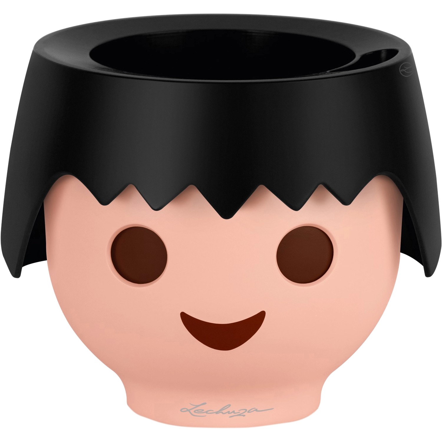 Lechuza Květináč Ojo Color černý, 158 x 210 x 210 mm