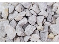 Mramorové kamenivo oblačně bílé 25-50 mm 25 kg PE pytel