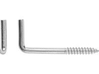 Šroubovací hák pozinkovaný rovný, pr. 2 x 20 mm, 8 ks