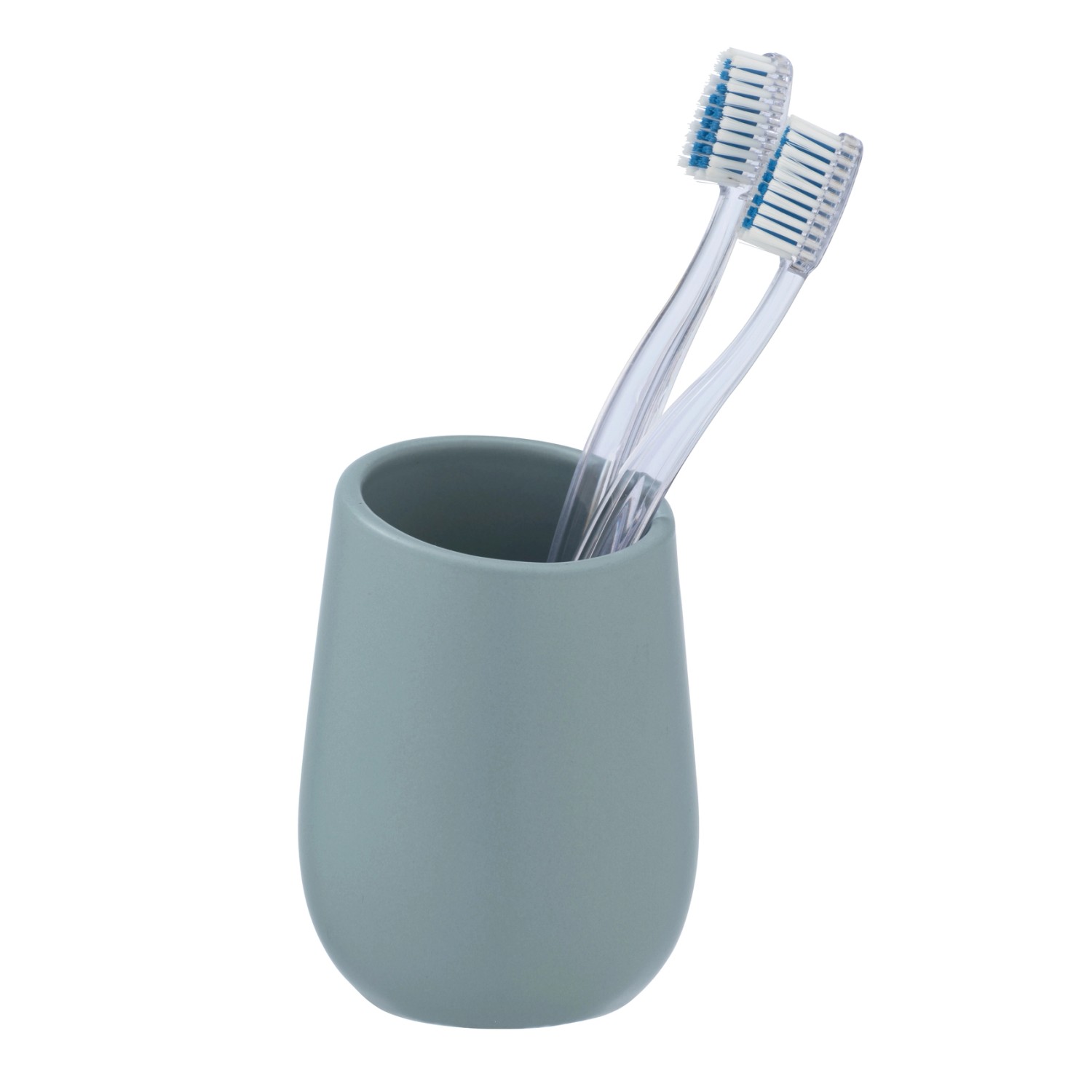 Keramický kelímek na zubní kartáčky BADI, modrý, WENKO modrá