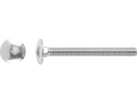 Vratový šroub M8 x 100 mm plný závit ocel A2, 25 ks
