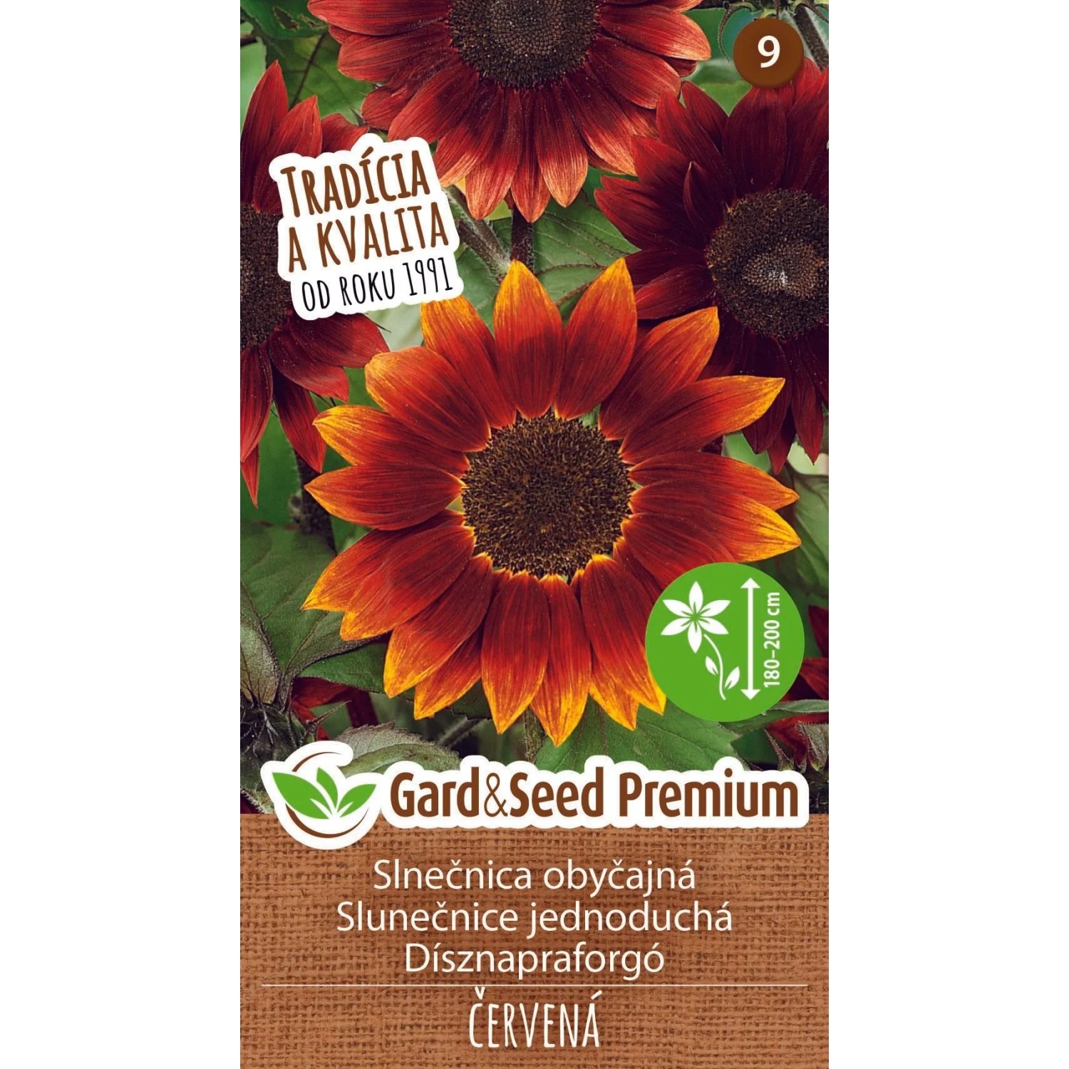 GardenSeed Premium Semínka Slunečnice jednoduchá červená