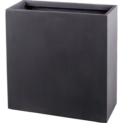 Truhlík na květiny 65 cm x 65 cm x 25 cm tmavě šedý