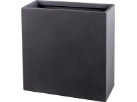 Truhlík na květiny 65 cm x 65 cm x 25 cm tmavě šedý