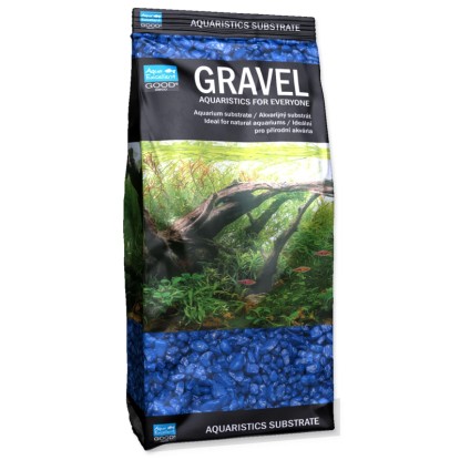 Aqua Excellent Akvarijní písek modrý 3-6 mm, 1 kg