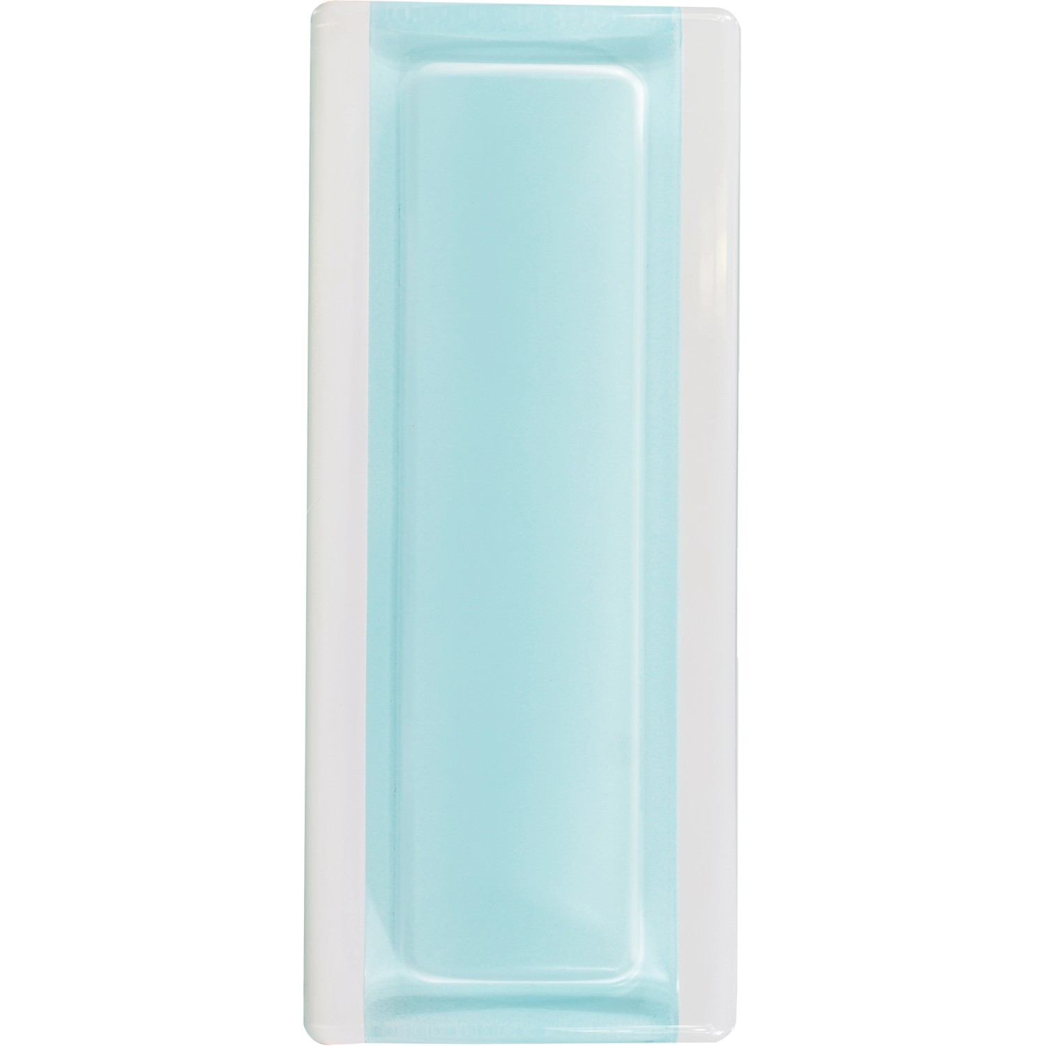 BM Skleněný zakončovací profil pro Luxfery světle modrý, 19 x 8 x 1 cm