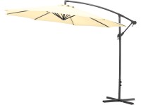 Gartenfreude Závěsný slunečník, krémová, pr. 300 cm